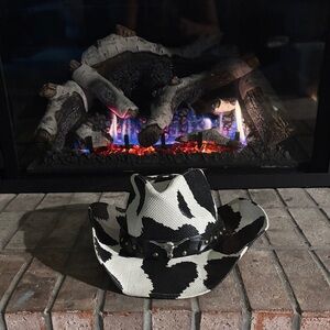 Black and White Cow Print Women's Hat